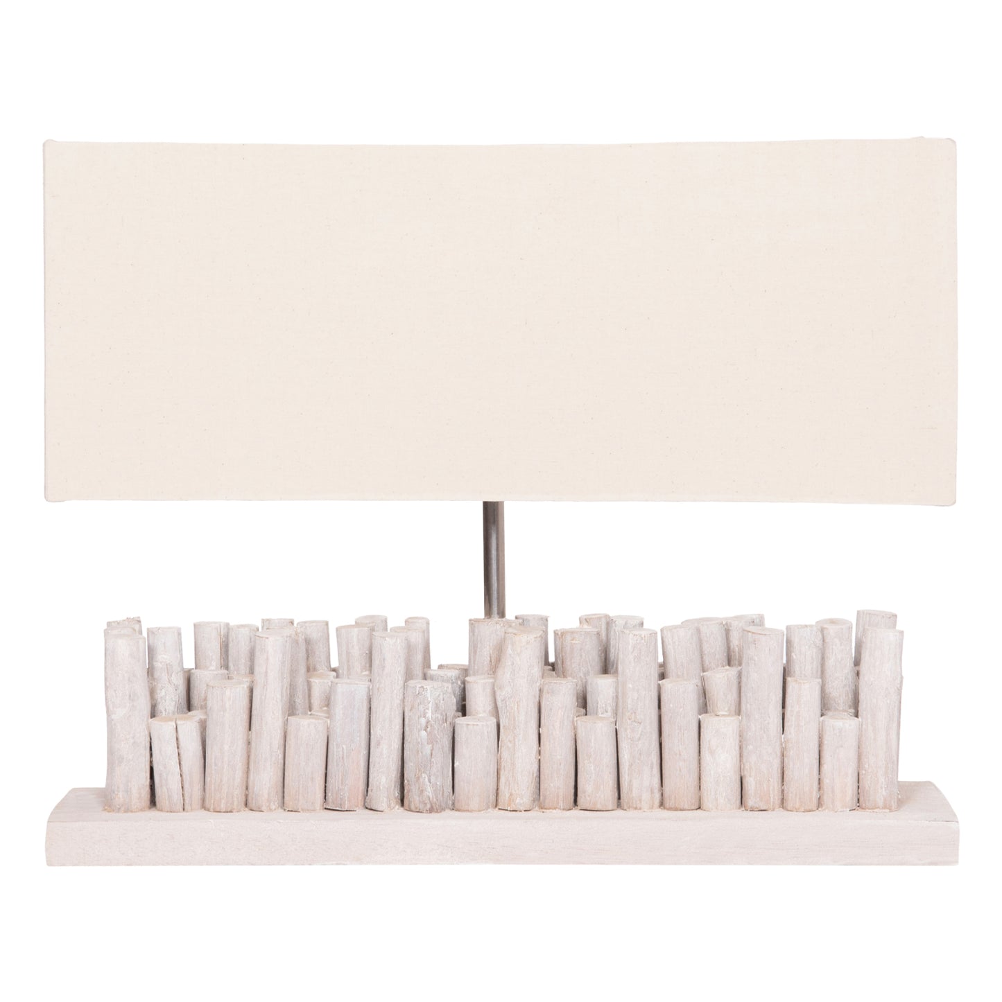 ΕΠΙΤΡΑΠΕΖΙΟ ΦΩΤΙΣΤΙΚΟ TWIGGY DRIFTWOOD & ΚΑΠΕΛΟ ΣΕ ΛΕΥΚΟ 50,5x16,5x40