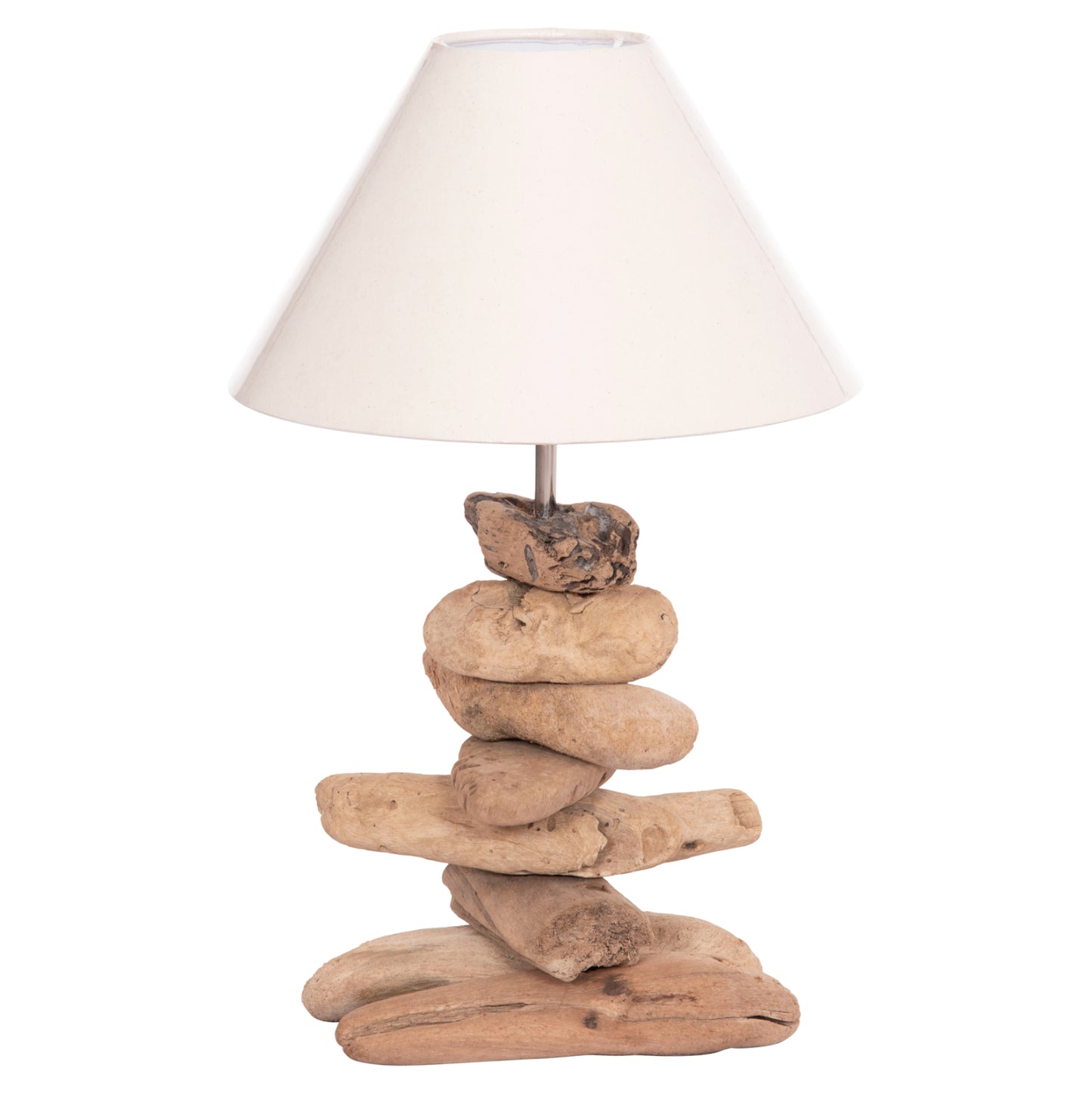 ΕΠΙΤΡΑΠΕΖΙΟ ΦΩΤΙΣΤΙΚΟ TYGO DRIFTWOOD & ΛΕΥΚΟ ΚΑΠΕΛΟ Φ35x57