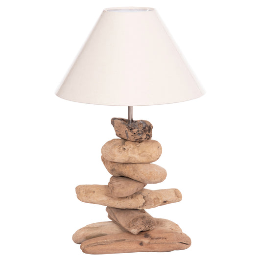 ΕΠΙΤΡΑΠΕΖΙΟ ΦΩΤΙΣΤΙΚΟ TYGO DRIFTWOOD & ΛΕΥΚΟ ΚΑΠΕΛΟ Φ35x57