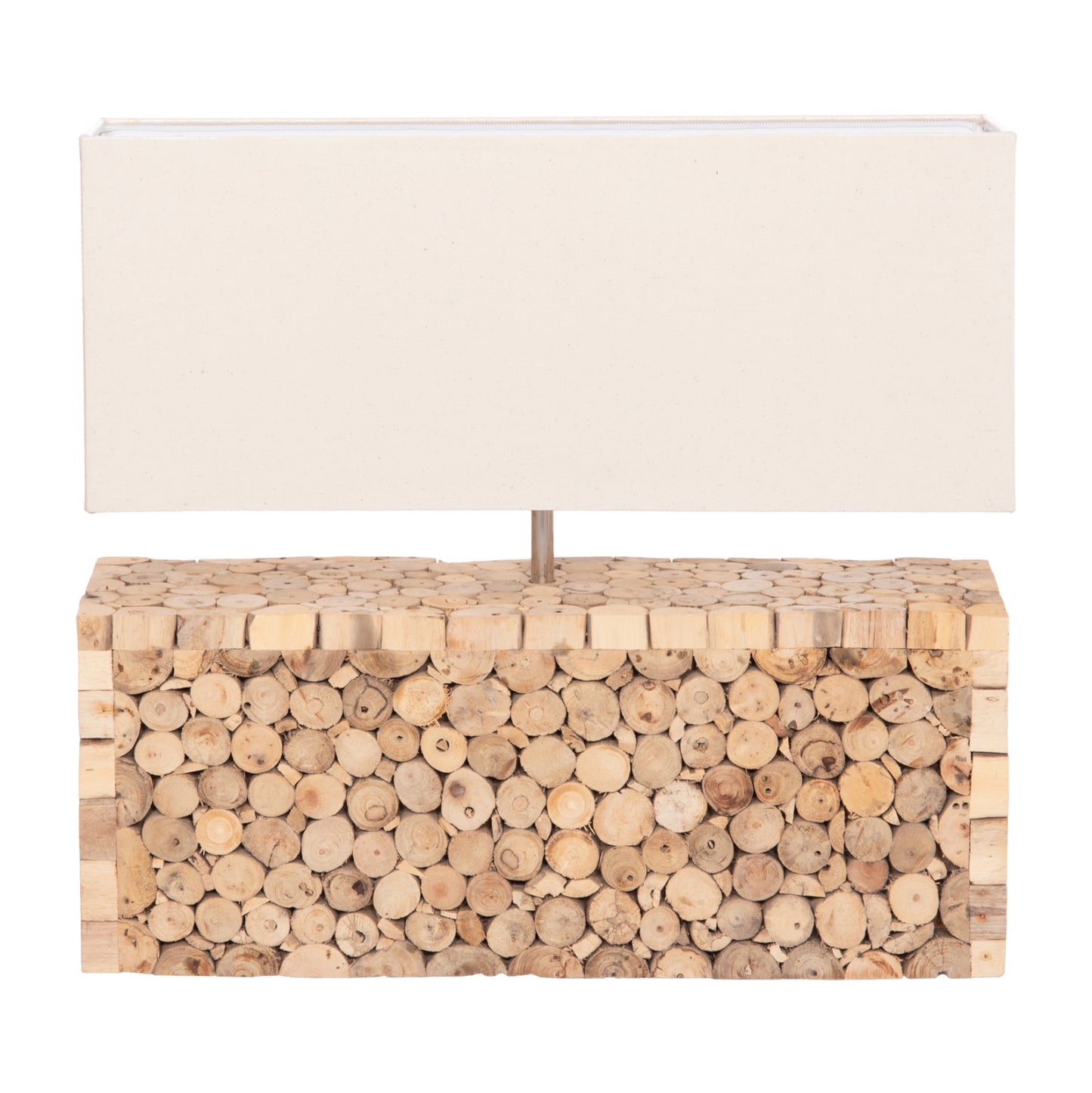ΕΠΙΤΡΑΠΕΖΙΟ ΦΩΤΙΣΤΙΚΟ TWIGGY DRIFTWOOD & ΛΕΥΚΟ ΚΑΠΕΛΟ 50.5x16x45.5