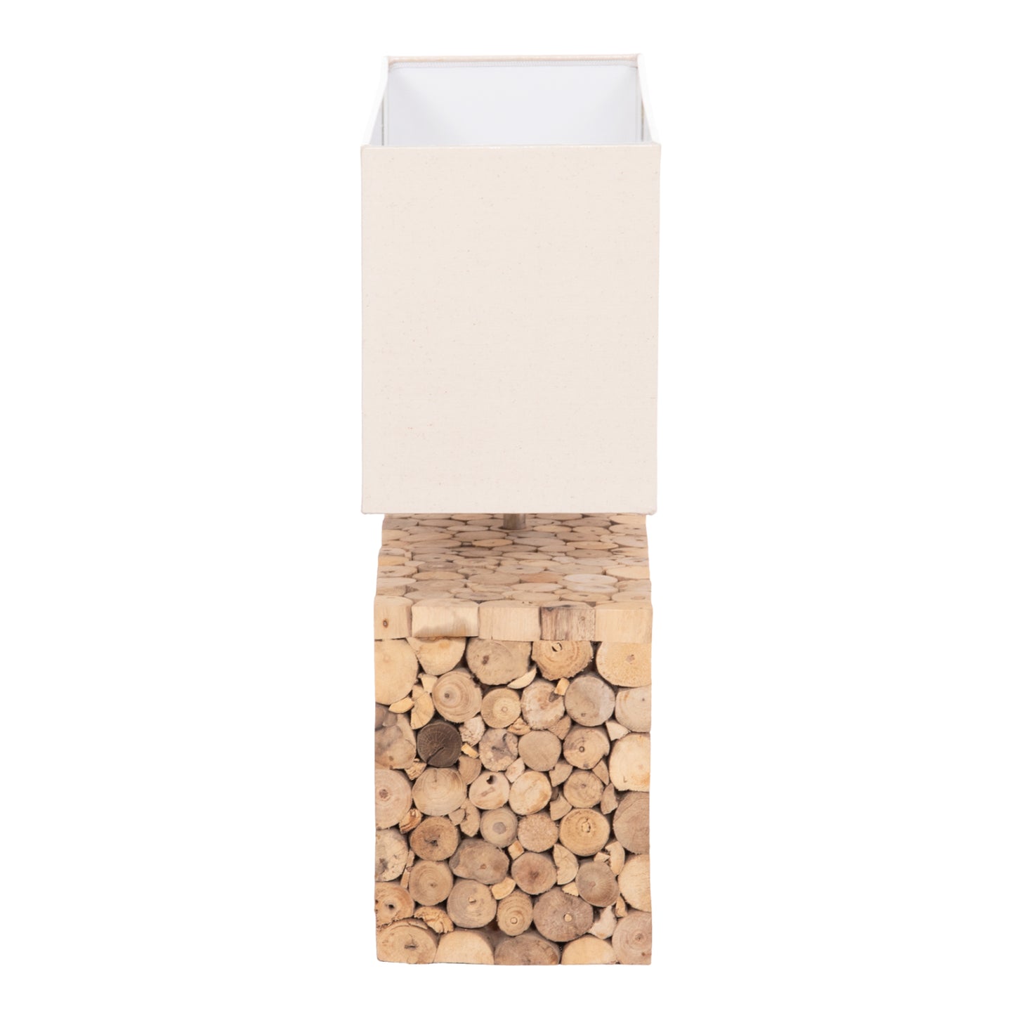 ΕΠΙΤΡΑΠΕΖΙΟ ΦΩΤΙΣΤΙΚΟ TWIGGY DRIFTWOOD & ΛΕΥΚΟ ΚΑΠΕΛΟ 50.5x16x45.5