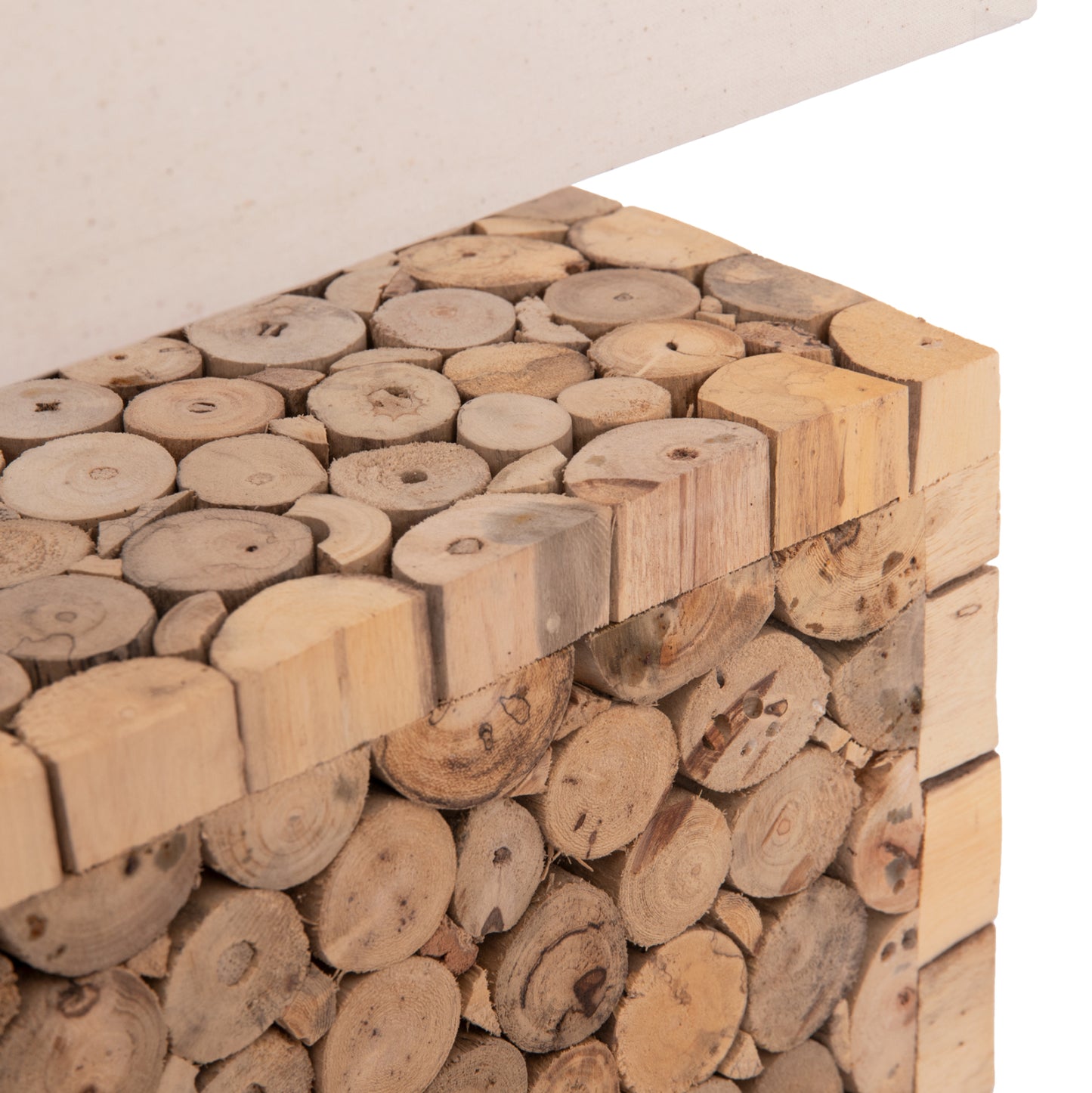 ΕΠΙΤΡΑΠΕΖΙΟ ΦΩΤΙΣΤΙΚΟ TWIGGY DRIFTWOOD & ΛΕΥΚΟ ΚΑΠΕΛΟ 50.5x16x45.5
