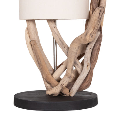 ΕΠΙΤΡΑΠΕΖΙΟ ΦΩΤΙΣΤΙΚΟ BRAMBLE DRIFTWOOD & ΛΕΥΚΟ ΚΑΠΕΛΟ Φ28x65