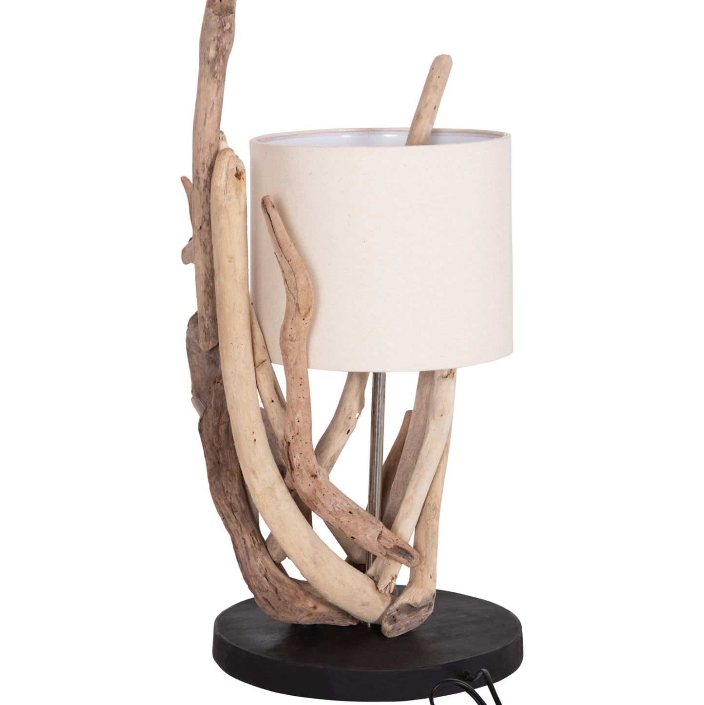ΕΠΙΤΡΑΠΕΖΙΟ ΦΩΤΙΣΤΙΚΟ BRAMBLE DRIFTWOOD & ΛΕΥΚΟ ΚΑΠΕΛΟ Φ28x65