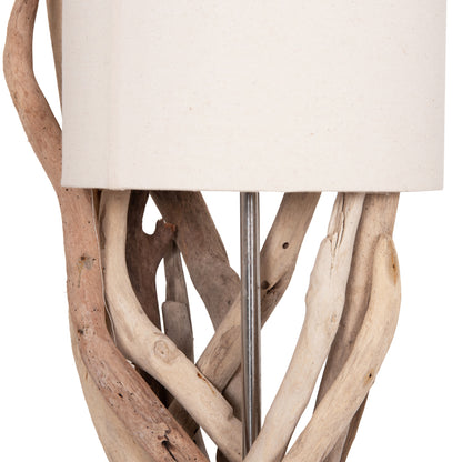 ΕΠΙΤΡΑΠΕΖΙΟ ΦΩΤΙΣΤΙΚΟ BRAMBLE DRIFTWOOD & ΛΕΥΚΟ ΚΑΠΕΛΟ Φ28x65
