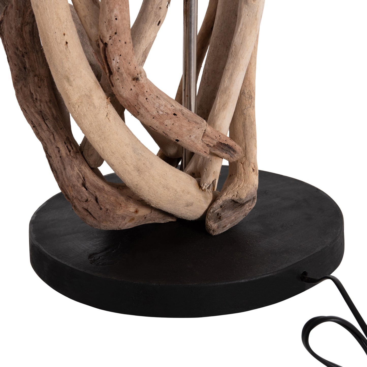 ΕΠΙΤΡΑΠΕΖΙΟ ΦΩΤΙΣΤΙΚΟ BRAMBLE DRIFTWOOD & ΛΕΥΚΟ ΚΑΠΕΛΟ Φ28x65