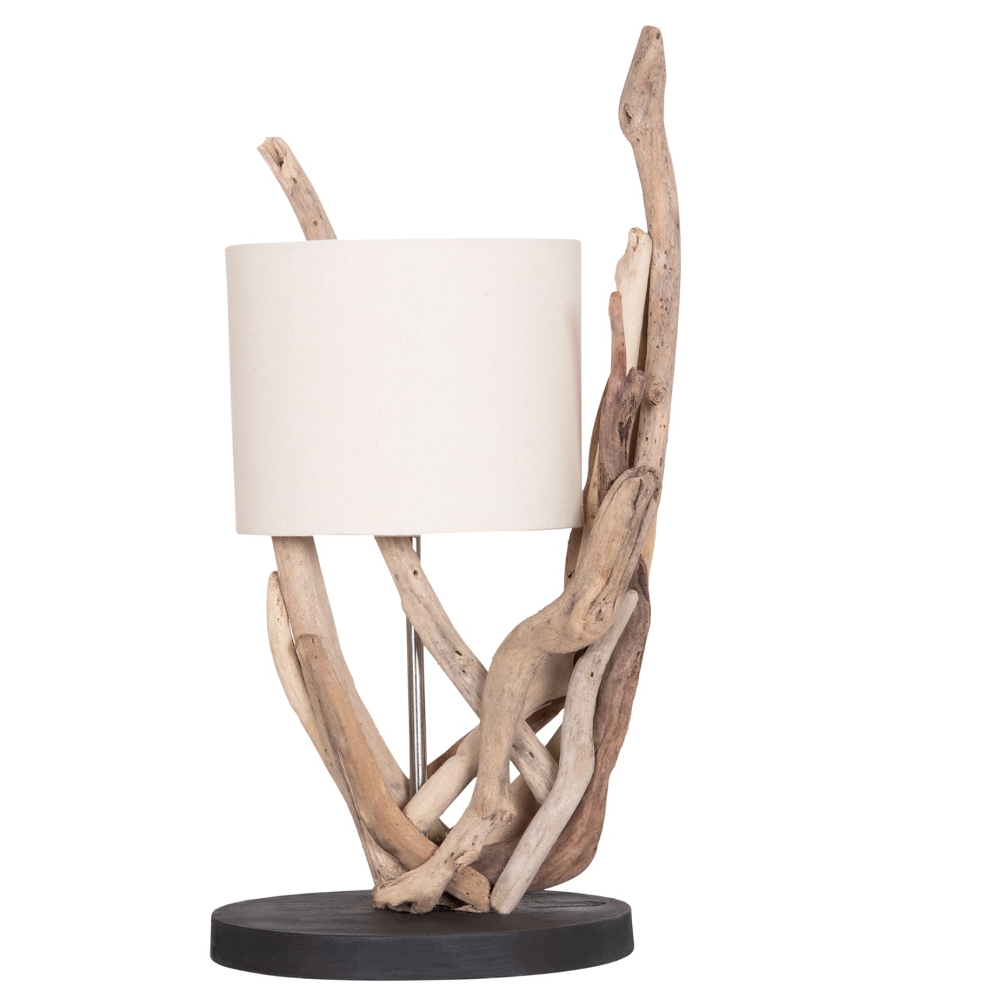 ΕΠΙΤΡΑΠΕΖΙΟ ΦΩΤΙΣΤΙΚΟ BRAMBLE DRIFTWOOD & ΛΕΥΚΟ ΚΑΠΕΛΟ Φ28x65