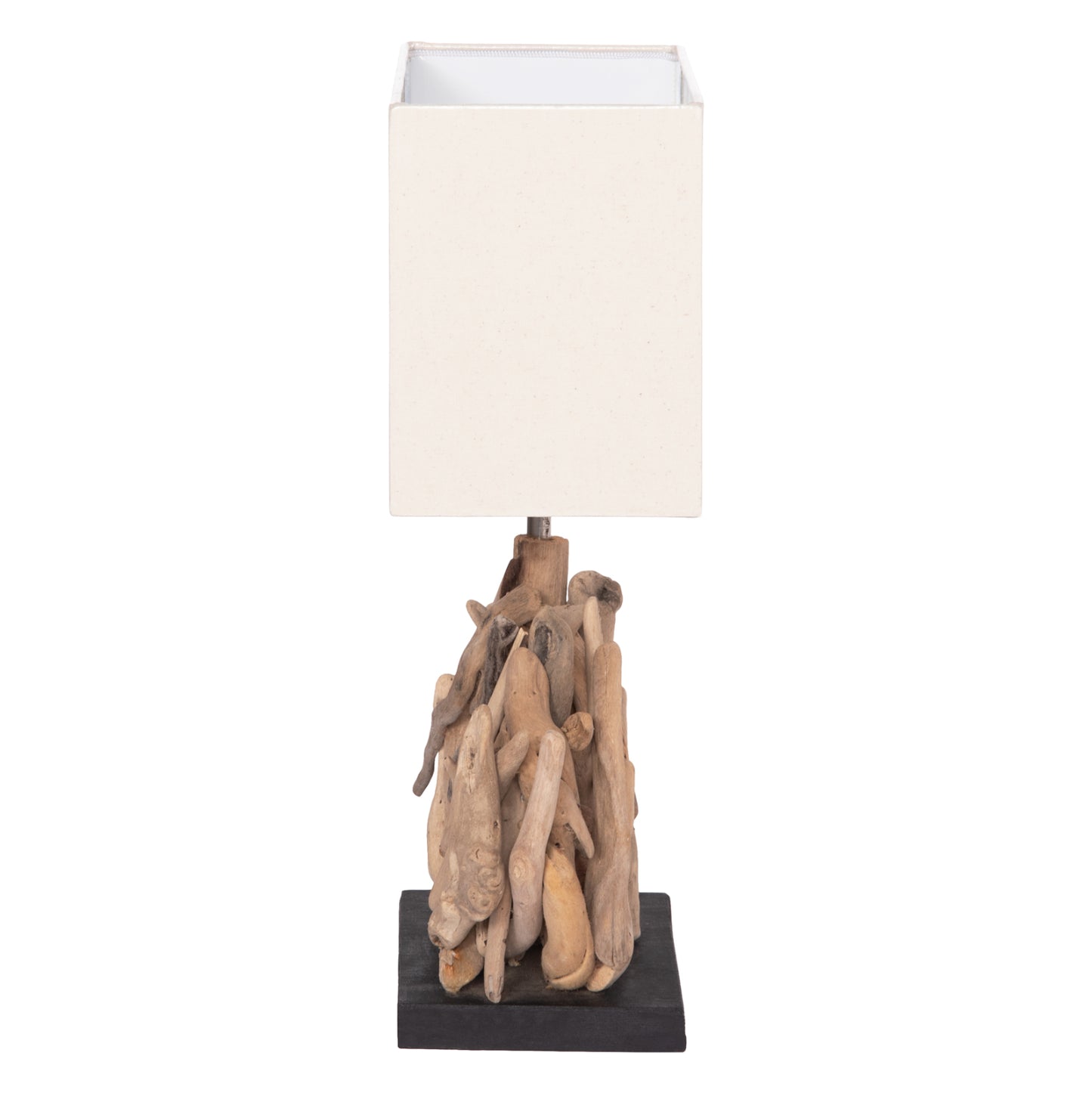 ΕΠΙΤΡΑΠΕΖΙΟ ΟΡΘΟΓΩΝΙΟ ΦΩΤΙΣΤΙΚΟ TWIGGY DRIFTWOOD & ΛΕΥΚΟ ΚΑΠΕΛΟ 35.5x15x47