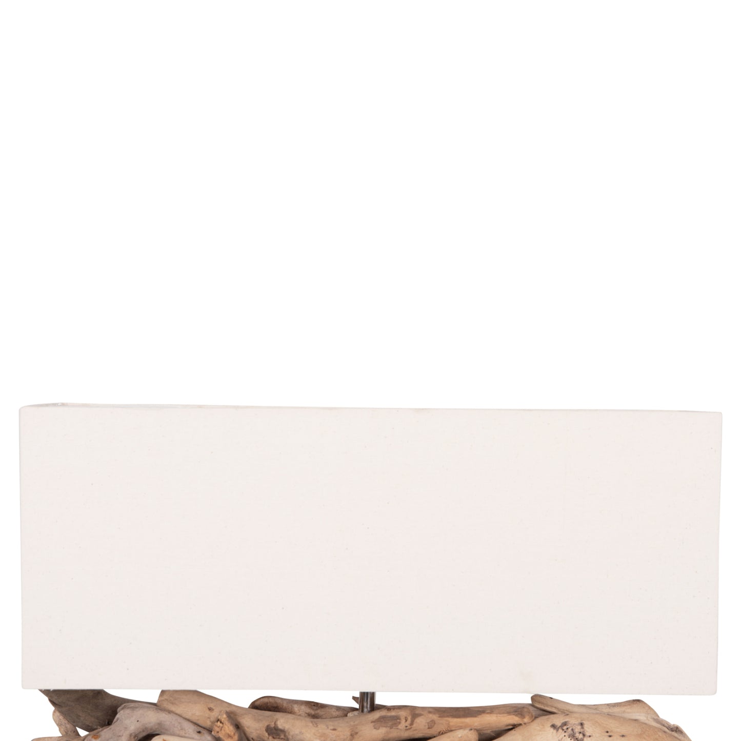 ΕΠΙΤΡΑΠΕΖΙΟ ΟΡΘΟΓΩΝΙΟ ΦΩΤΙΣΤΙΚΟ TWIGGY DRIFTWOOD & ΛΕΥΚΟ ΚΑΠΕΛΟ 50x16,5x38