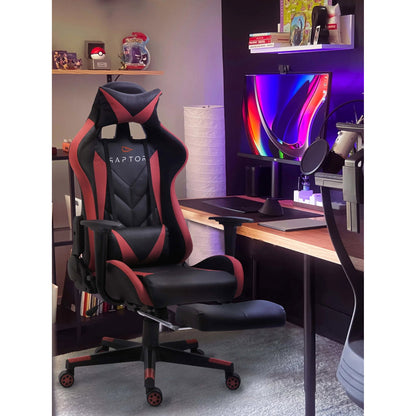 Καρέκλα Gaming Raptor Stellar Κόκκινο 53x49εκ