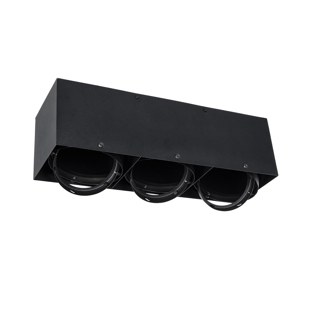 MAGMA 60628 Μοντέρνο Φωτιστικό Οροφής Σποτ Τρίφωτο 3 x GU10 IP20 Μαύρο Αλουμίνιο - Μ45 x Π15 x Υ13cm