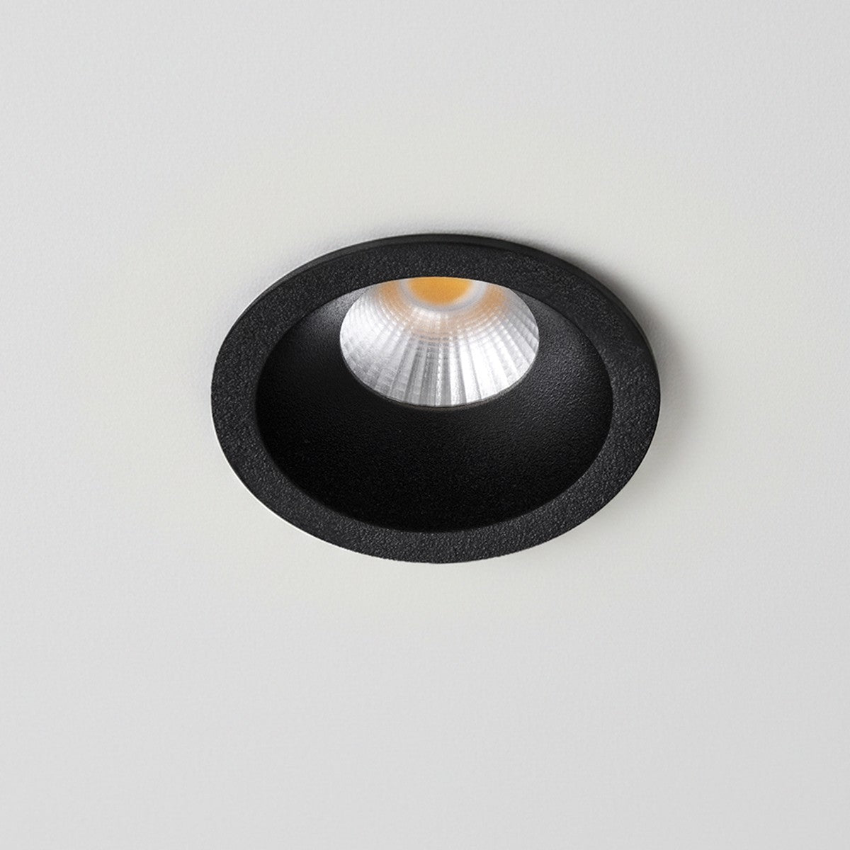 DOT KLV-101-0299 Recessed Downlight LED Spot 5W 625lm 38° AC 220-240V IP20 Warm White 2700K - Bridgelux COB Chip & TÜV SÜD Driver - Matte Black - W4 x L4 x H5.9 / D3.5