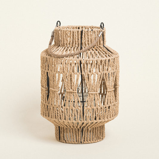 Φανάρι Χειροποίητο με Κορδόνι 24x24x36