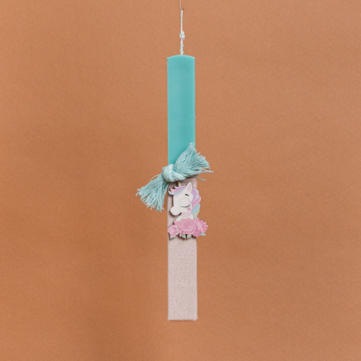 Λαμπάδα Στολισμένη “Μονόκερος” σε Συσκευασία Δώρου