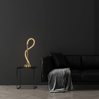 GLOW KLV-101-0172 Επιτραπέζιο Φωτιστικό Πορτατίφ LED 18W 1800lm 360° AC 220-240V IP20 Ρυθμιζόμενο Λευκό CCT με Αφή 2700K/4500K/6000K Dimmable - Lumileds SMD Chip - Χρυσό Πλατίνα - Μ30 x Π30 x Υ60