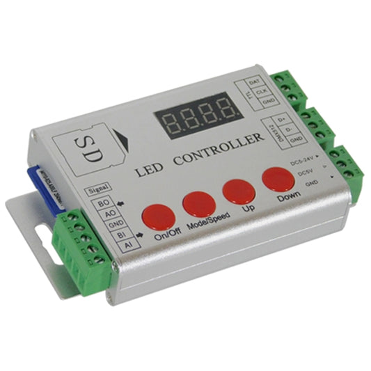 73444 LED Digital RGB Controller DMX512 & Κάρτα SD για LED Digital RGB Προϊόντα 5v - 12v - 24v HC03 2048 IC