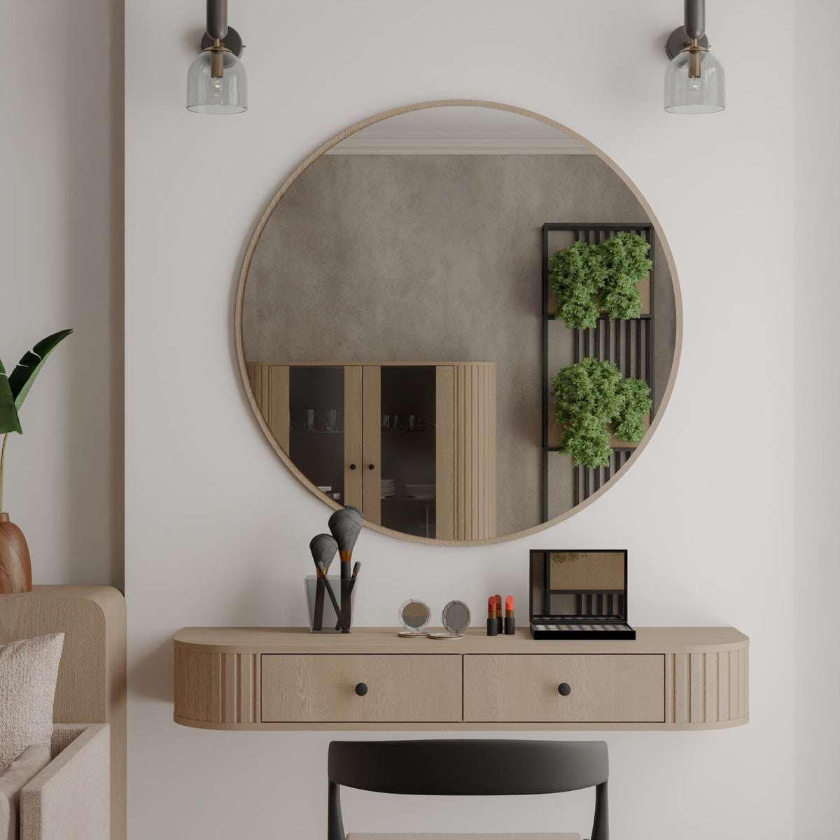 Ovelia Console Natural 123x35.9x17.5