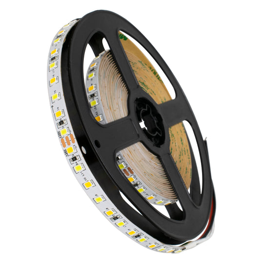 70260 Ταινία LED SMD 2835 CCT 3in1 5m 12W/m 120LED/m 120° DC 24V IP20 1440lm/m Ψυχρό Λευκό 6000K & 1400lm/m Φυσικό Λευκό 4500K & 1360lm/m Θερμό Λευκό 3000K