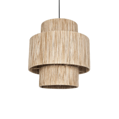 SALTO 203-0037 Boho Κρεμαστό Φωτιστικό Οροφής με Ντουί 1 x E27 AC 220-240V IP20 - Μπεζ - M40 x Π40 x Υ42