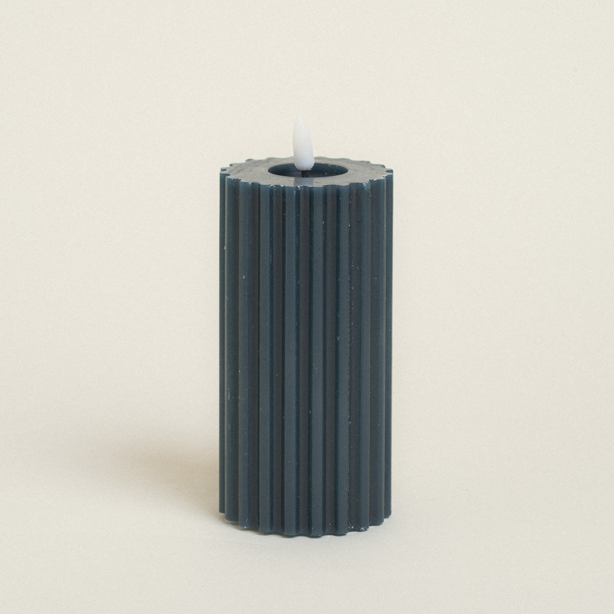 LED Κερί 8x8x17 Πετρόλ