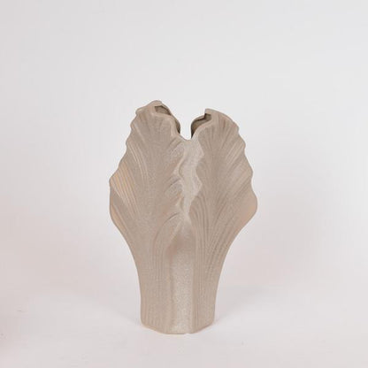 ΒΑΖΟ ΣΕ ΣΧΗΜΑ ΦΥΛΛΟΥ ΚΕΡΑΜΙΚΟ ΚΑΦΕ 17x17x33