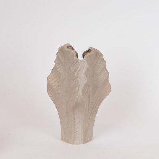 ΒΑΖΟ ΣΕ ΣΧΗΜΑ ΦΥΛΛΟΥ ΚΕΡΑΜΙΚΟ ΚΑΦΕ 17x17x33