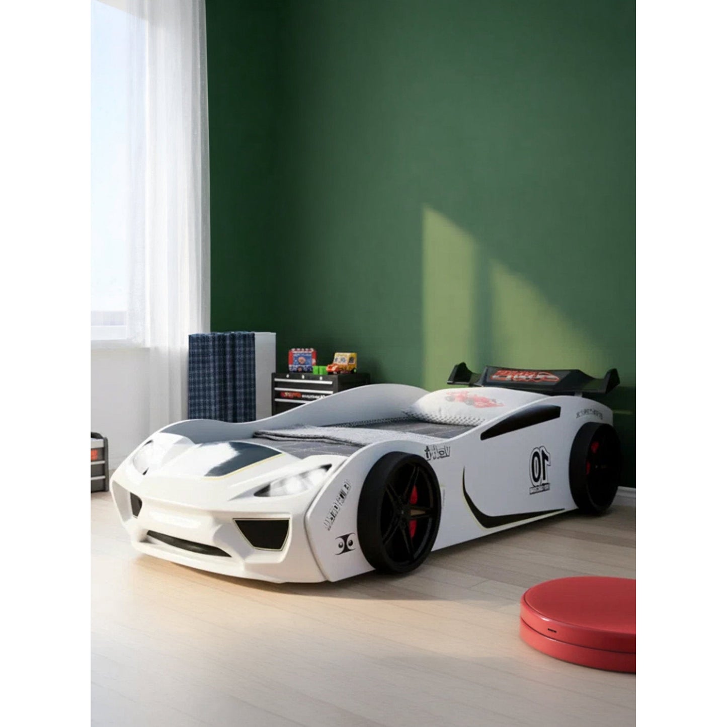Vento Eco Sportline Children's Bed White 109x230x62