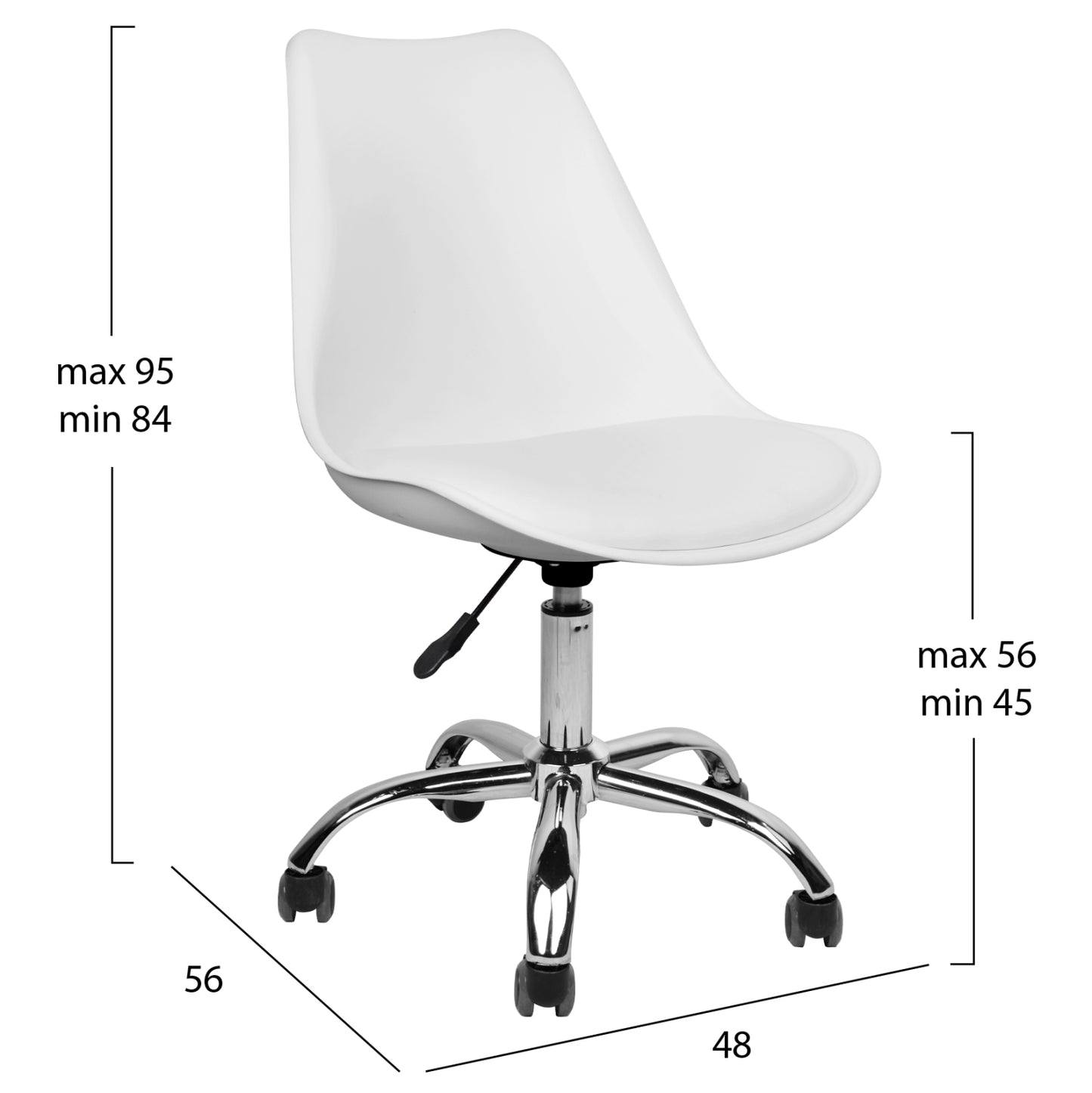 STUDENT SET 3 PCS DESK-BOOKCASE-CHAIR WHITE