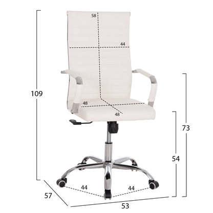 STUDENT SET 3 PCS DESK-BOOKCASE-OFFICE CHAIR WHITE