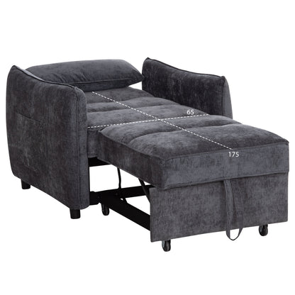 STUDENT LOUNGE SET 3 PCS GREY VELVET & ZEBRANO FABRIC MELAMINE