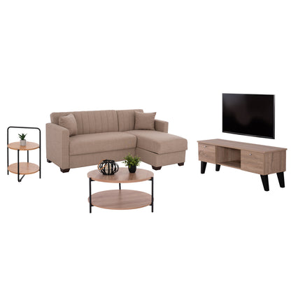 STUDENT LIVING ROOM SET 4 PCS SONAMA-BEIGE