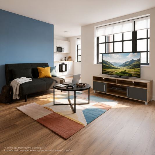 STUDENT LIVING ROOM SET DARK GREY