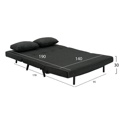 STUDENT LIVING ROOM SET DARK GREY