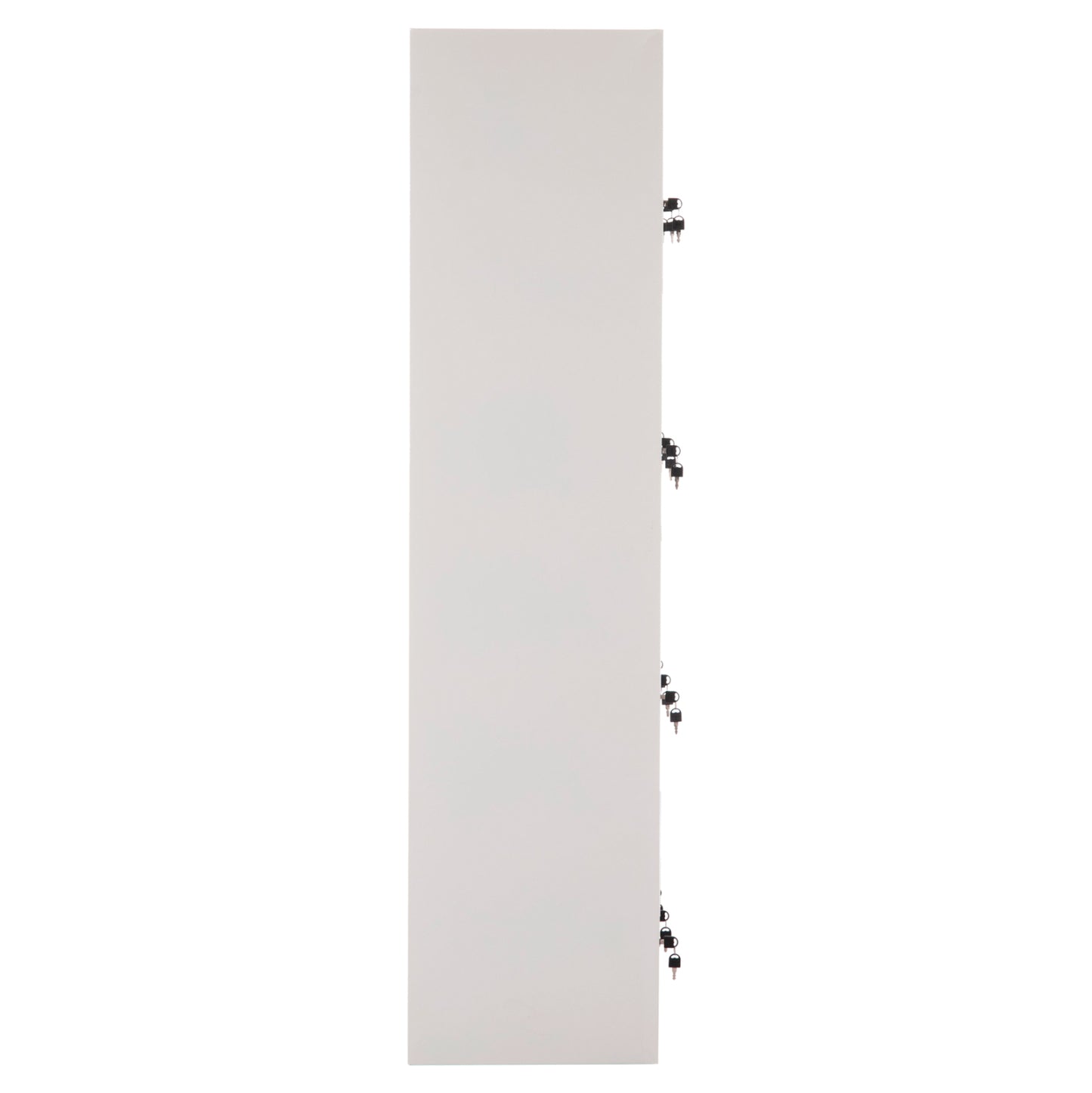 BEXLEY METAL LOCKER WITH 12 COMPARTMENTS WITH KEY GREY 90x45x185