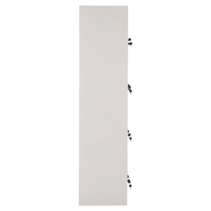 BEXLEY METAL LOCKER WITH 12 COMPARTMENTS WITH KEY GREY 90x45x185