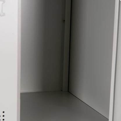 BEXLEY METAL LOCKER WITH 12 COMPARTMENTS WITH KEY GREY 90x45x185