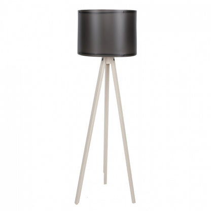 ΦΩΤΙΣΤΙΚΟ ΔΑΠΕΔΟΥ ΞΥΛΙΝΟ CAGNEY ΕΚΡΟΥ ΜΕ ΜΑΥΡΟ ΚΑΠΕΛΟ Φ38x145