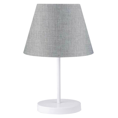 TABLE LAMP WHITE GREY Ø22x36