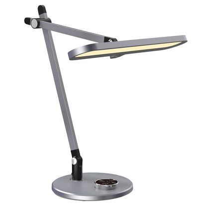 ΦΩΤΙΣΤΙΚΟ ΓΡΑΦΕΙΟΥ LED BLAIN PRO ΓΚΡΙ ΒΑΣΗ ABS ΓΚΡΙ ΑΛΟΥΜΙΝΙΟ 57,5x53εκ