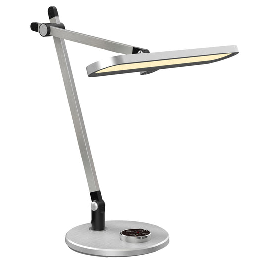 ΦΩΤΙΣΤΙΚΟ ΓΡΑΦΕΙΟΥ LED BLAIN PRO ΑΣΗΜΙ ΒΑΣΗ ABS ΑΣΗΜΙ ΑΛΟΥΜΙΝΙΟ 57,5x53εκ