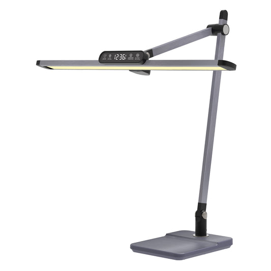ΦΩΤΙΣΤΙΚΟ ΓΡΑΦΕΙΟΥ LED BLAIN PRO ΓΚΡΙ ABS ΚΑΙ ΑΛΟΥΜΙΝΙΟ 36,8x81εκ