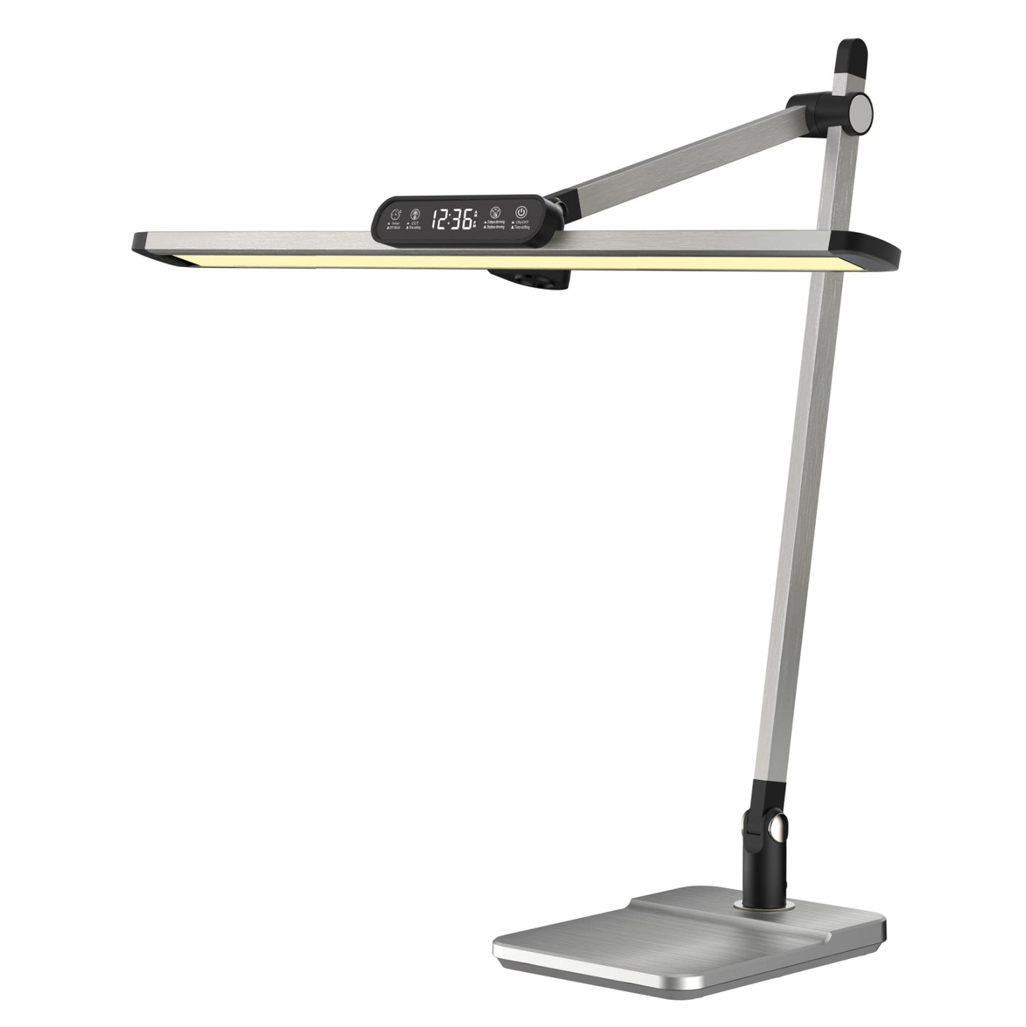 ΦΩΤΙΣΤΙΚΟ ΓΡΑΦΕΙΟΥ LED BLAIN PRO ΑΣΗΜΙ ABS ΚΑΙ ΑΛΟΥΜΙΝΙΟ 36,8x81εκ