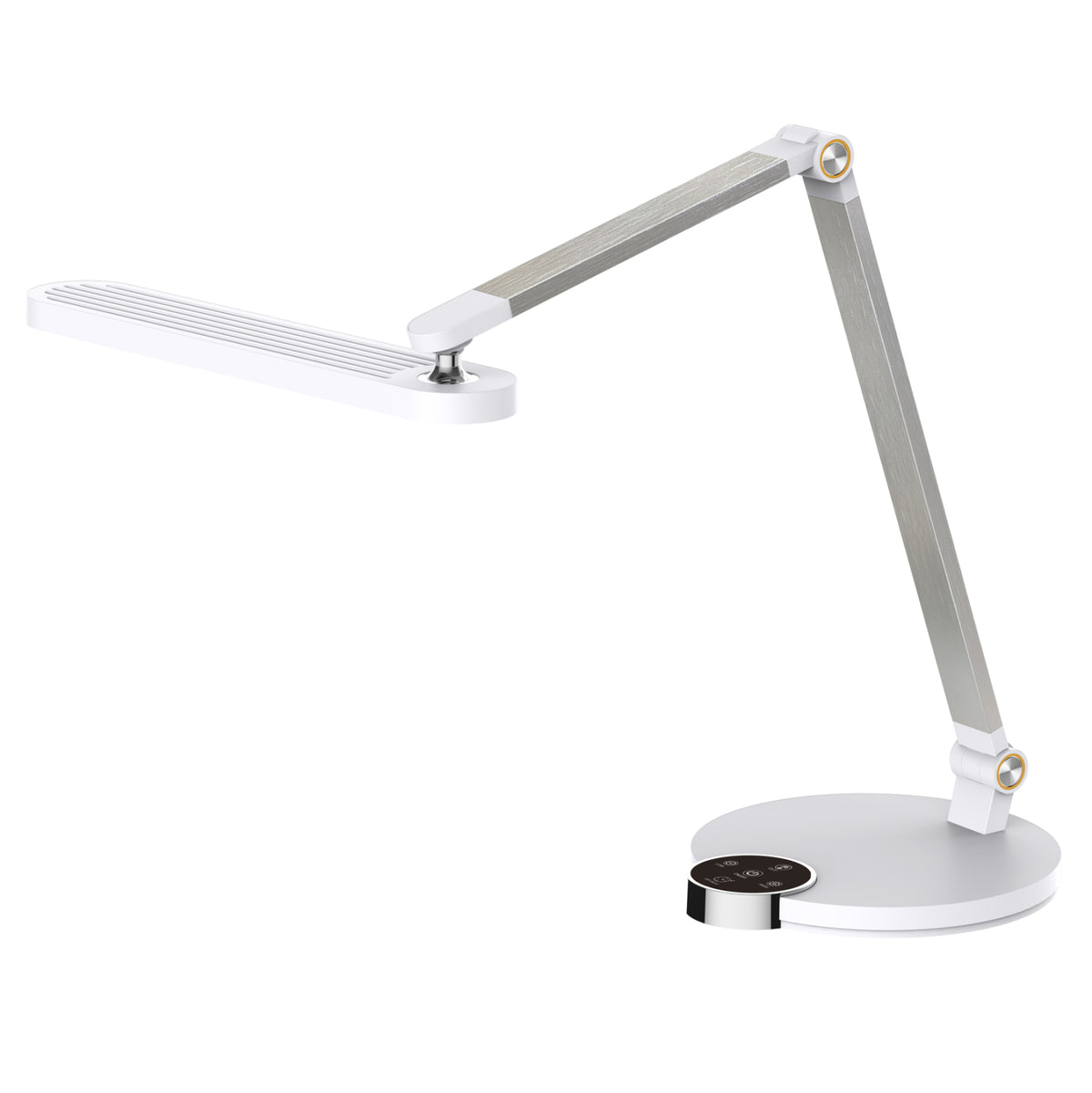 ΦΩΤΙΣΤΙΚΟ ΓΡΑΦΕΙΟΥ LED BLAIN PRO ΛΕΥΚΗ ΒΑΣΗ ABS ΓΚΡΙ ΑΛΟΥΜΙΝΙΟ 51,8x40εκ