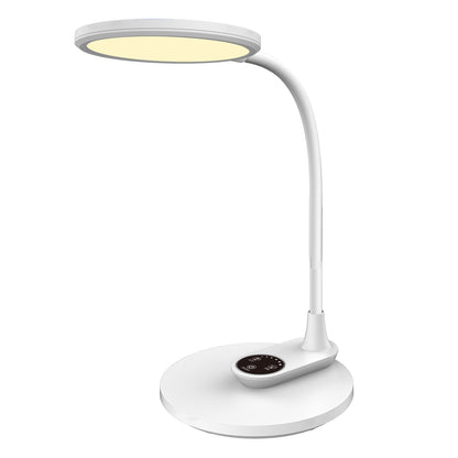 ΦΩΤΙΣΤΙΚΟ ΓΡΑΦΕΙΟΥ LED BLAIN ΛΕΥΚΟ ABS & ΣΙΛΙΚΟΝΗ 17x26,6x34,5