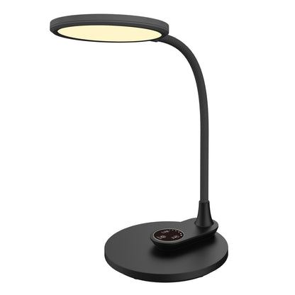 ΦΩΤΙΣΤΙΚΟ ΓΡΑΦΕΙΟΥ LED BLAIN ΜΑΥΡΟ ABS & ΣΙΛΙΚΟΝΗ 17x26,6x34,5