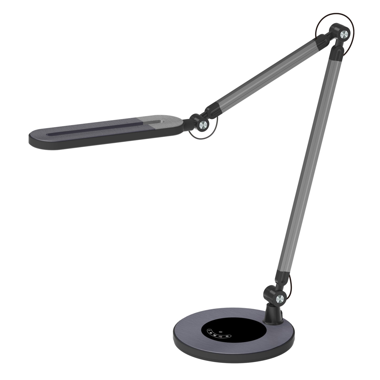 ΦΩΤΙΣΤΙΚΟ ΓΡΑΦΕΙΟΥ LED BLAIN PRO ΜΑΥΡΟ ΓΚΡΙ ABS 57,4x51,1εκ