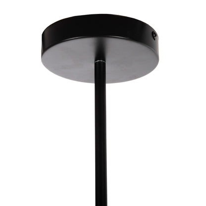 CEILING LIGHT 12-LIGHT BLACK METAL ARTICULATED ARMS Ø92x120