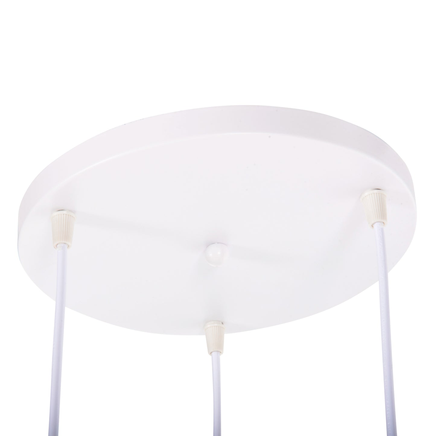 CEILING LIGHT 3-LIGHT METAL SPHERES WHITE ORANGE Ø20x112