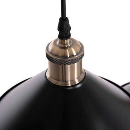 ΦΩΤΙΣΤΙΚΟ ΟΡΟΦΗΣ 3ΦΩΤΟ BELL ΜΑΥΡΟ ΜΕΤΑΛΛΟ ΧΑΛΚΙΝΟ ΝΤΟΥΙ Φ21,5x128