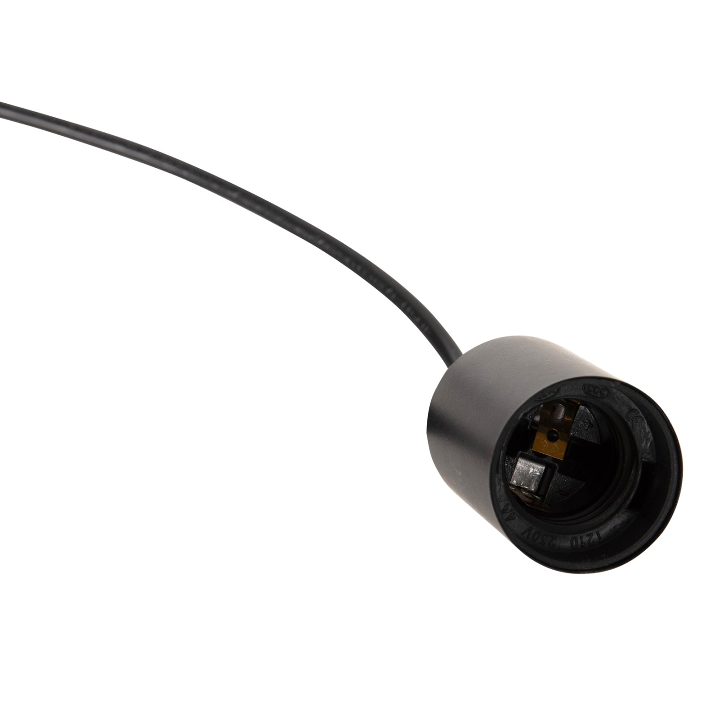 CEILING LIGHT 4-LIGHT BLACK METAL SHAPES 70x38x106